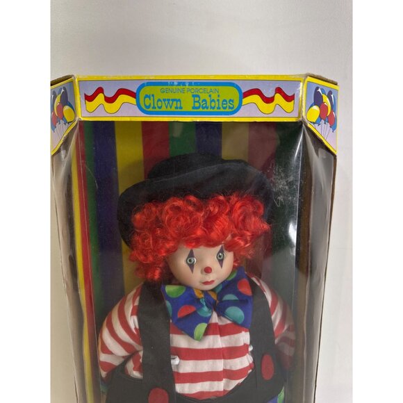 DanDee Soft Expressions Genuine Porcelain Clown Babies in Original Box - Picture 3 of 11